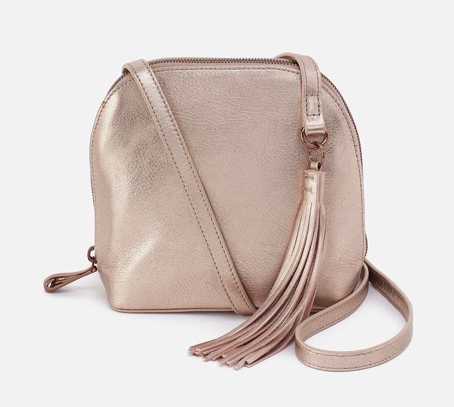 Hobo Nash Crossbody, Pink Gold Metallic