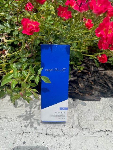 Capri Blue Hand Cream, Blue Jean