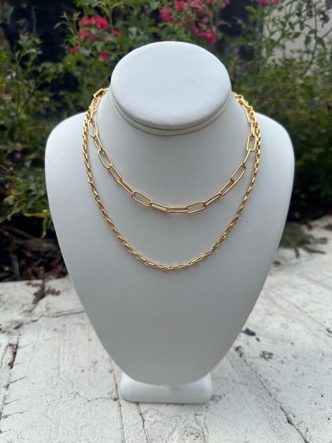 SMR 2 Piece Gold Necklace