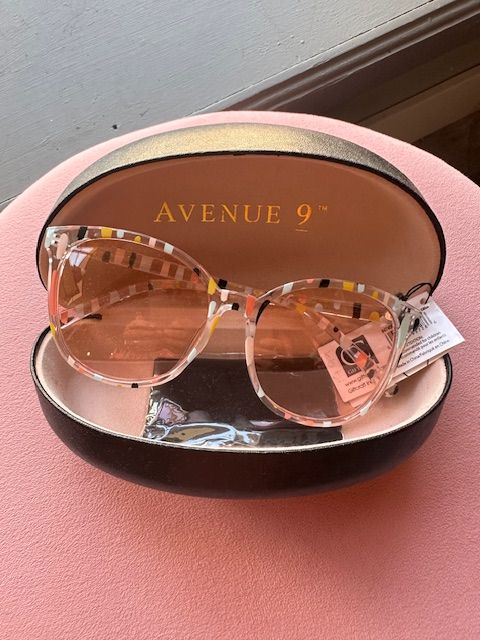 Sunglasses with Case &amp; Cleaning Cloth, 3 Assorted Designs