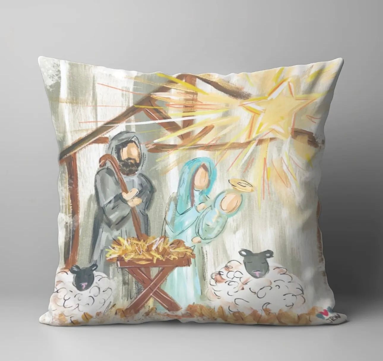 LB Bright Star Manger Pillow (18x18)