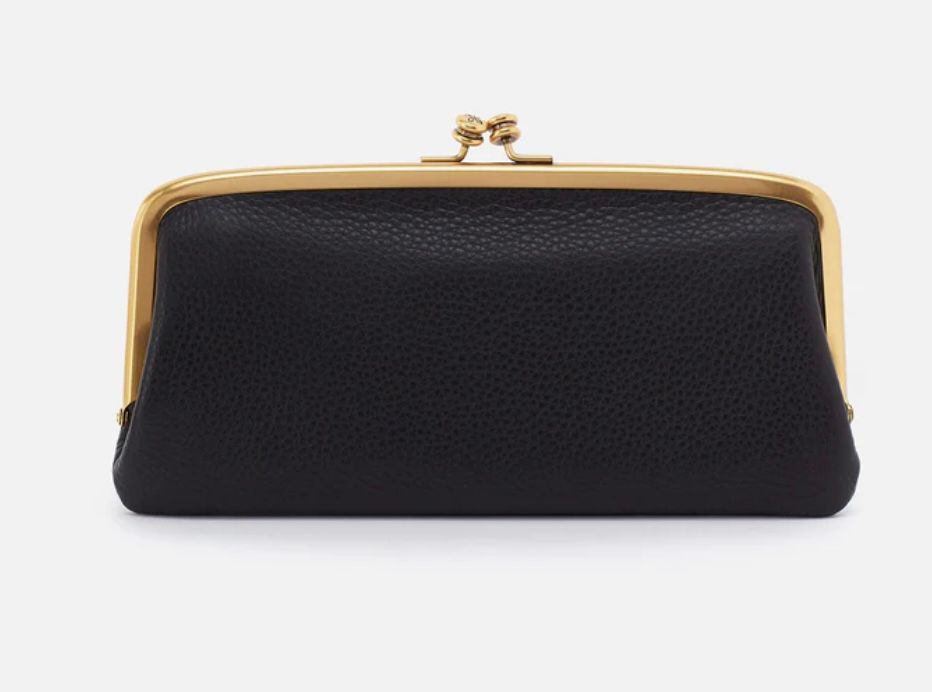 Hobo Cora Large Frame Wallet, Black