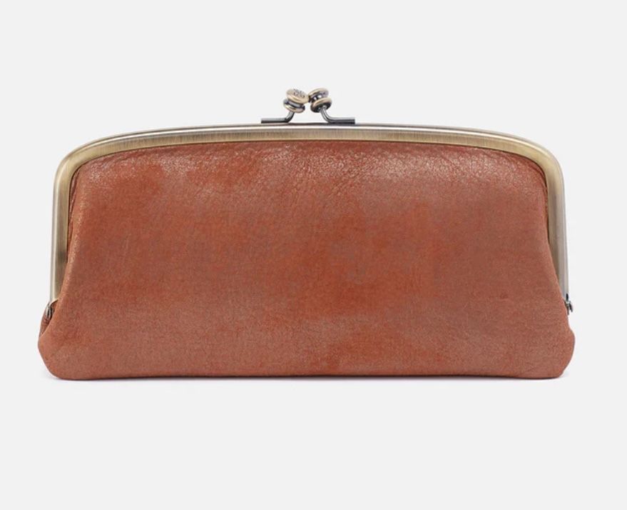 Hobo Cora Large Frame Wallet, Patina