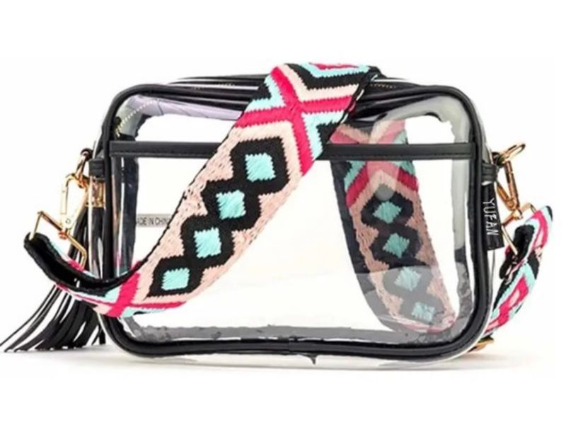 Clear Stadium Approved Purse, Black