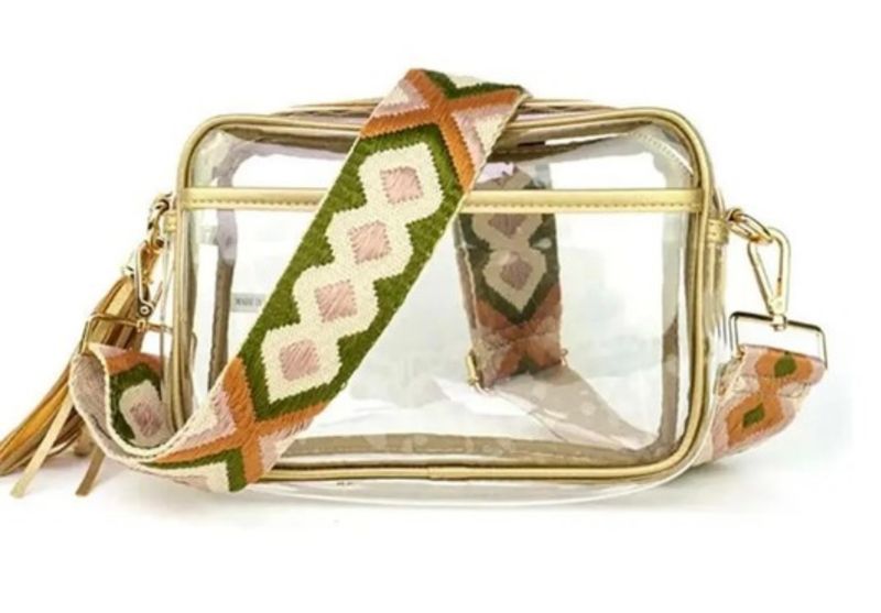 Clear Stadium Approved Purse, Gold