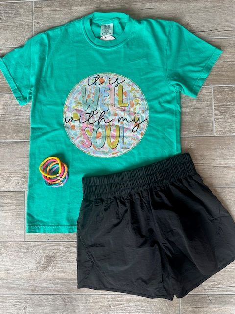It Is Well Tee, Green