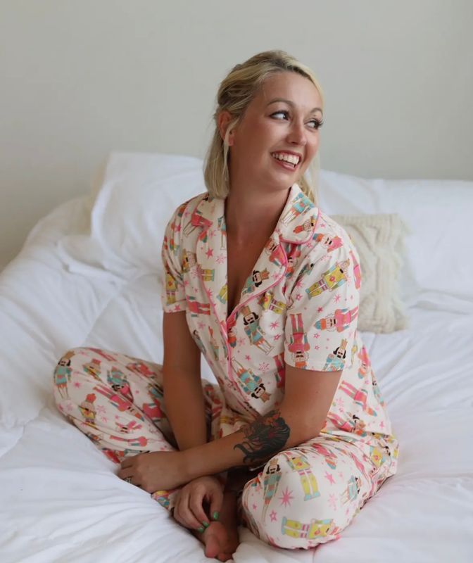 Milky Soft Nutcracker PJ&#39;s, Soft Pink