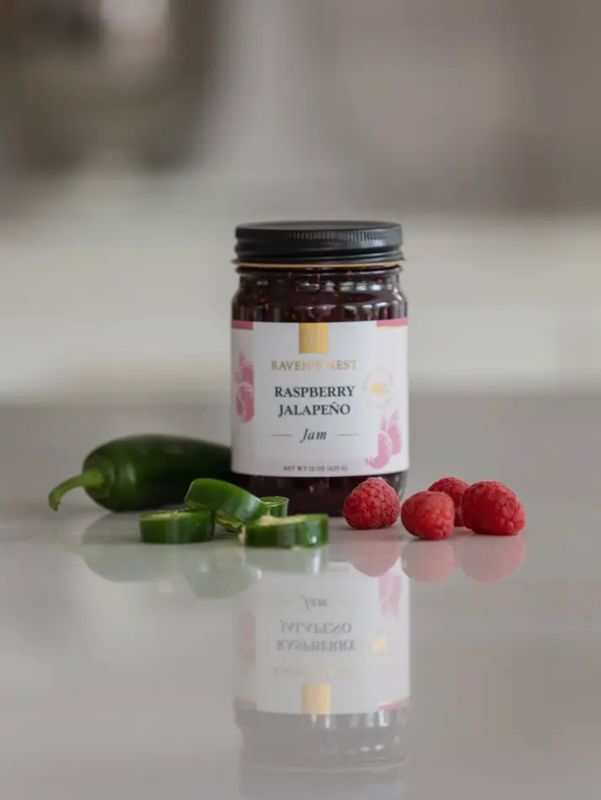 Raven&#39;s Nest Raspberry Jalapeño Jam