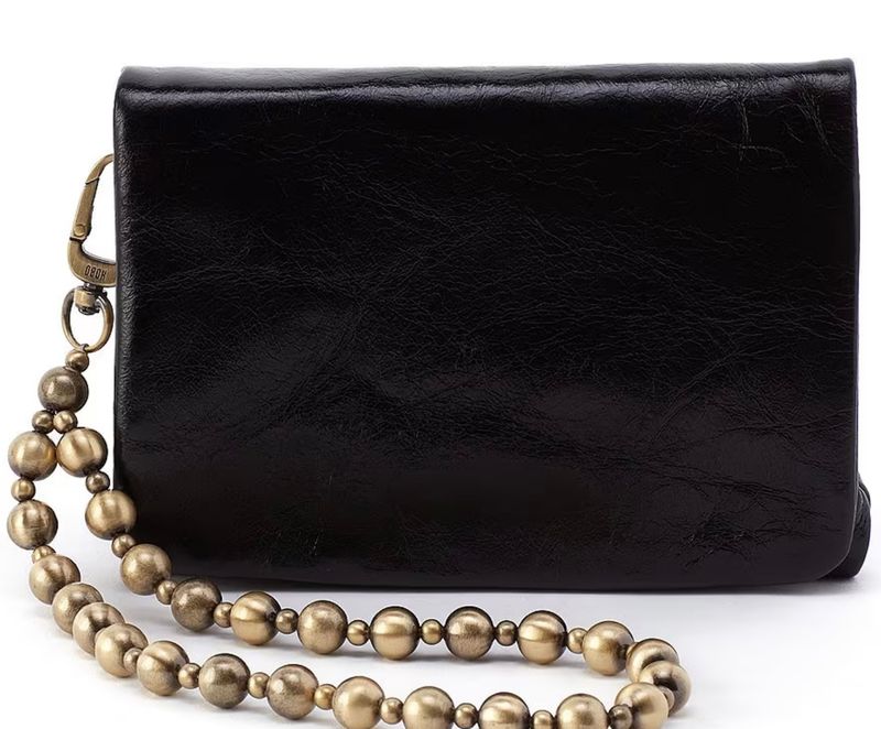 Hobo Ross Bead Wristlet, Black