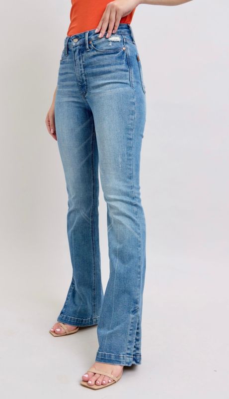 Judy Blue HW Vintage Side Slit Boot