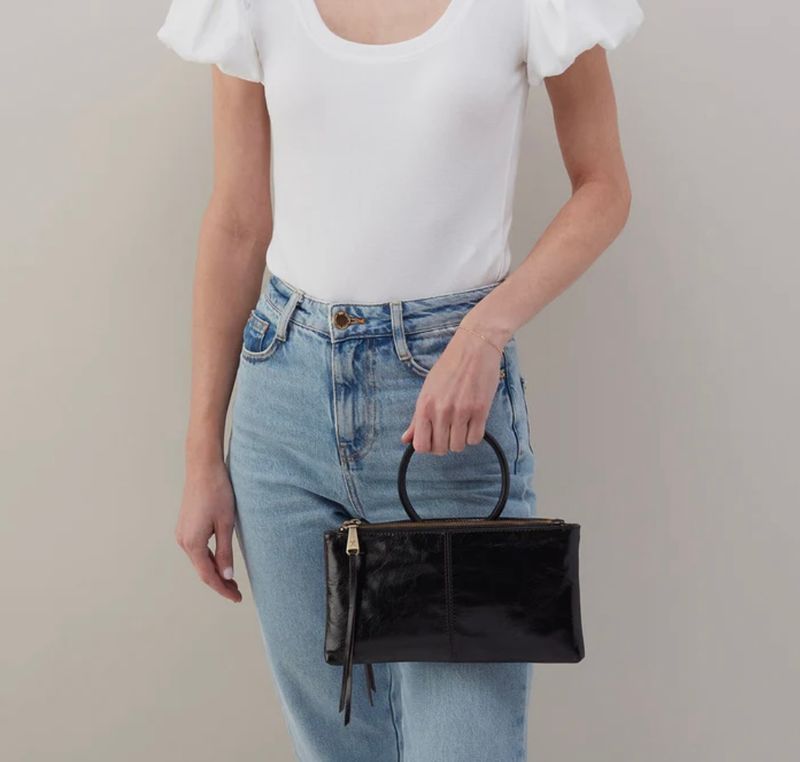 Hobo Sable Crossbody, Black