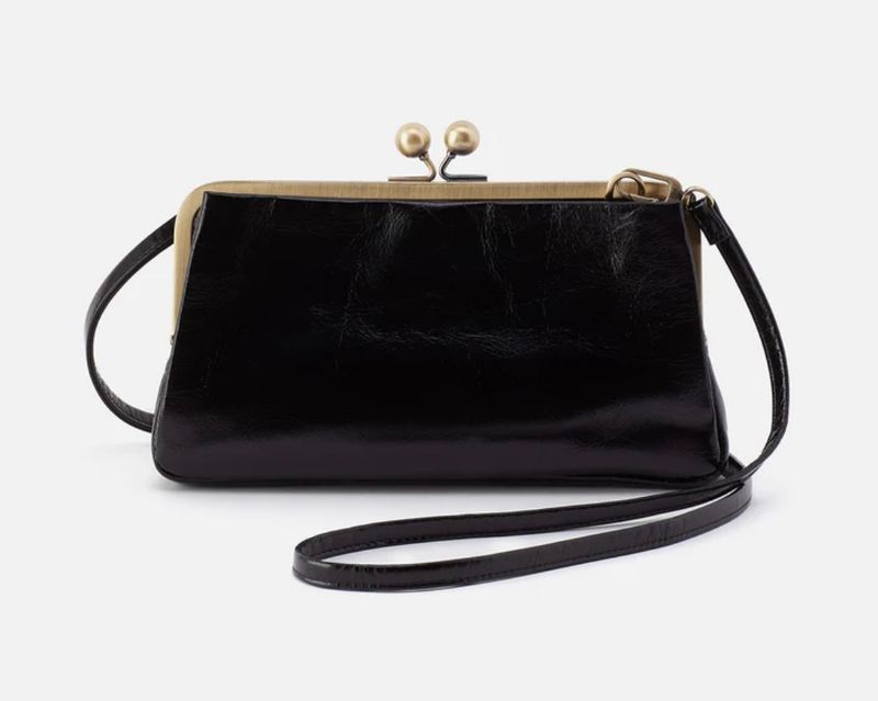 Hobo Lauren Frame Crossbody, Black