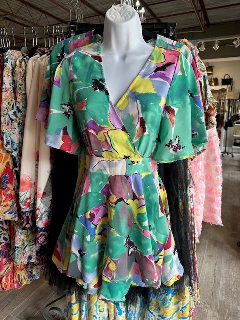 Watercolor Romper