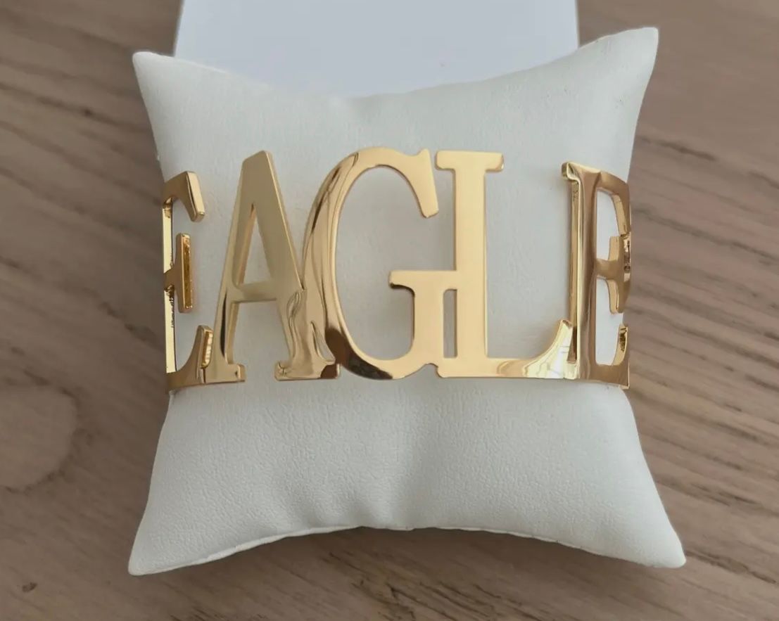 SS Designs Eagles Bangle, Gold