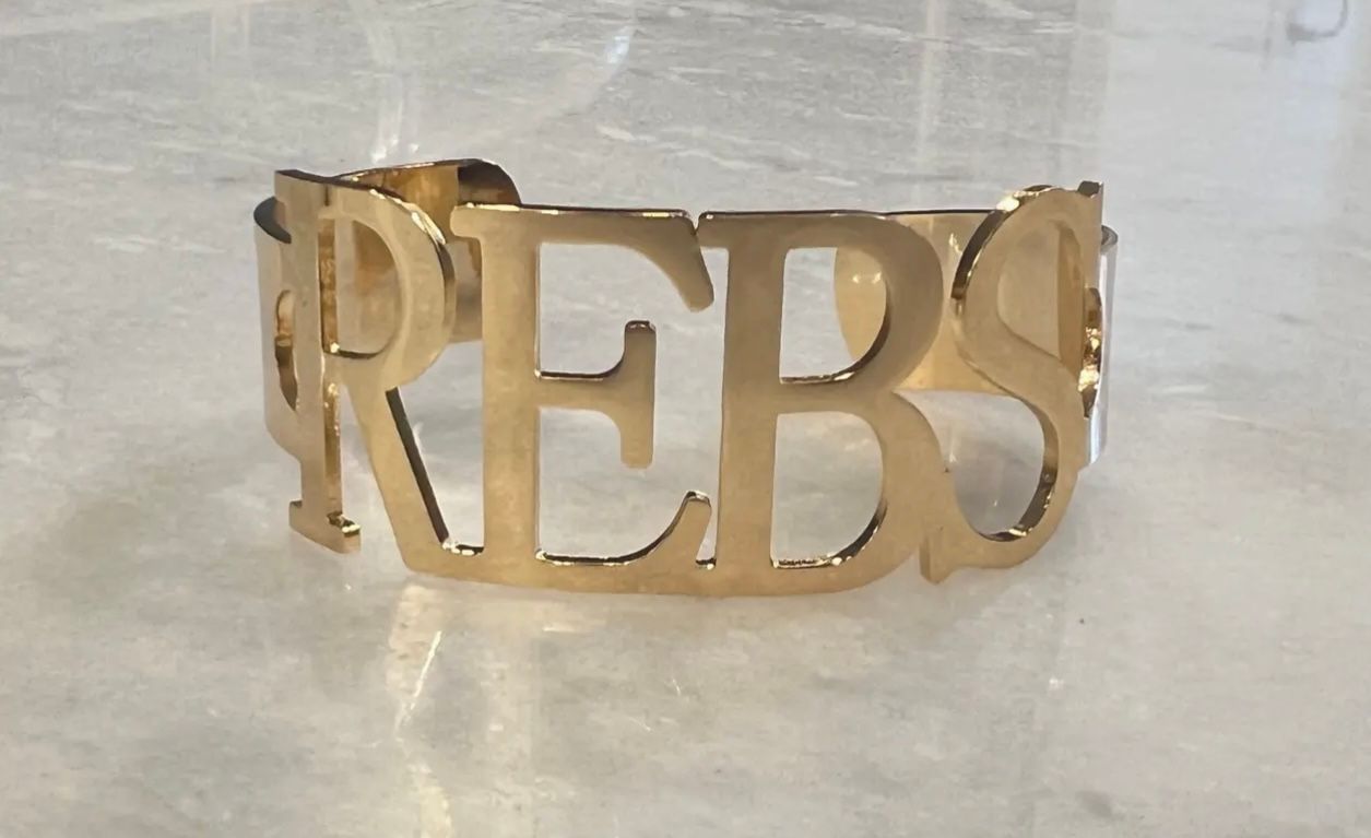 SS Designs Rebs Bangle, Gold