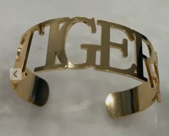 SS Designs Tigers Bangle, Gold