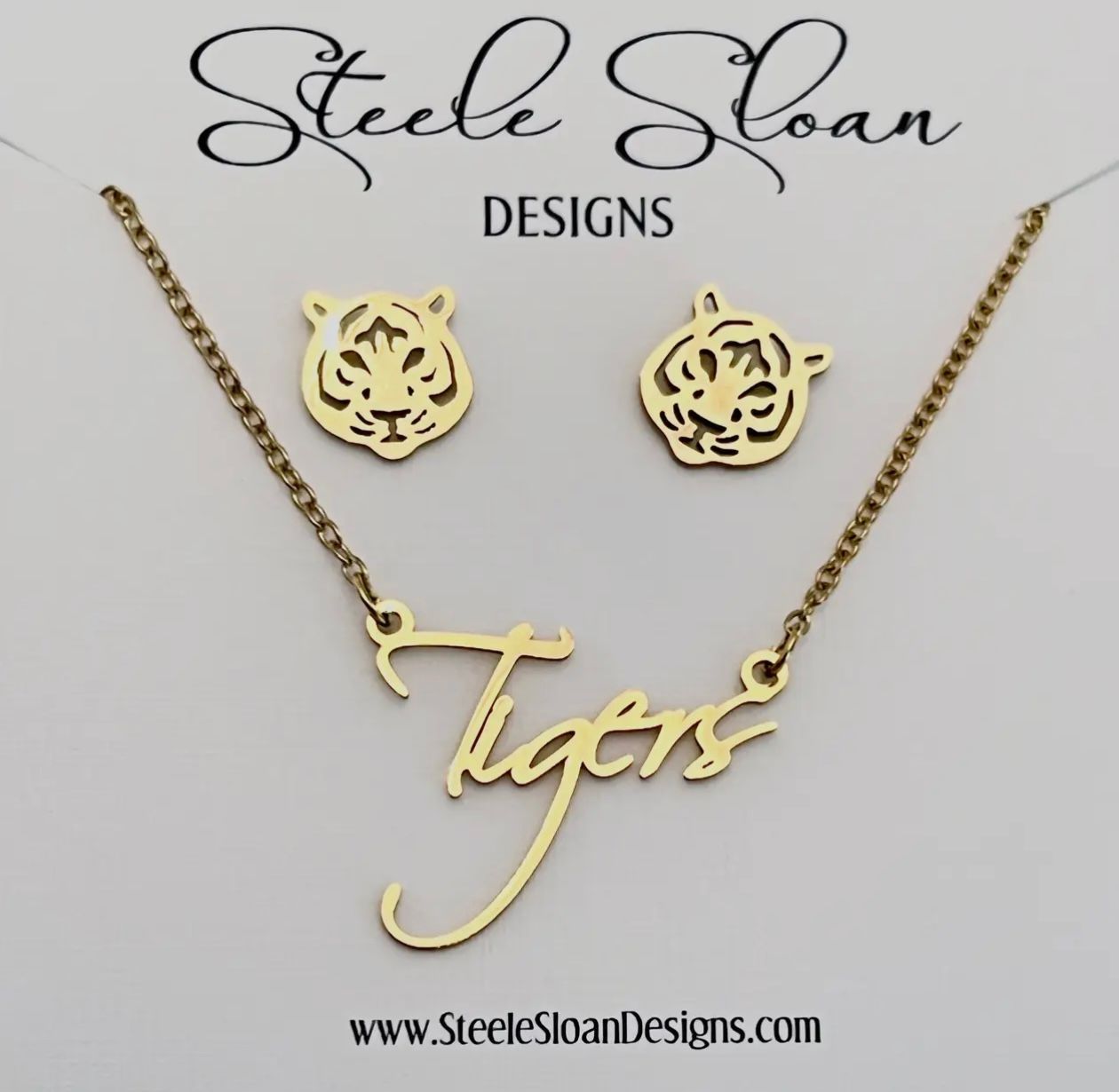 SS Designs LSU Tigers Gift Set, Gold