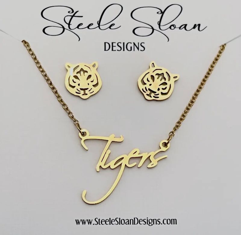 SS Designs LSU Tigers Gift Set, Gold
