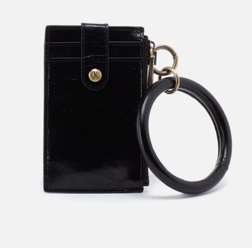 Hobo Ring CC Wristlet, Black