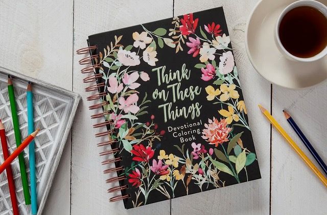 Think Of These Things Devotional Coloring Book