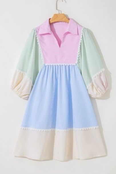 Ric Rac Dress, Multi