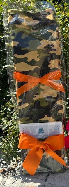 Keepsake Birthday Knife, Camo with Orange