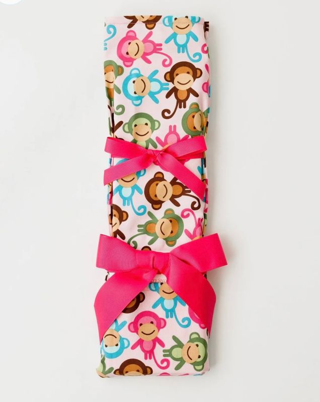 Keepsake Birthday Knife, Monkeys, Pink