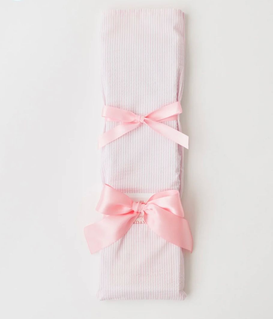 Keepsake Birthday Knife, Seersucker, Pink