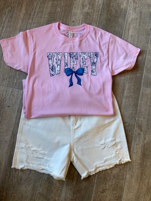 Wifey Tee, Pink