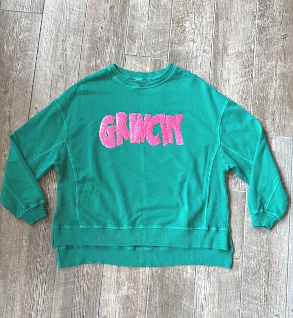 Sparkle Grinchy Sweatshirt
