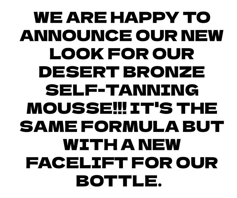Desert Bronze Self Tanning Mousse