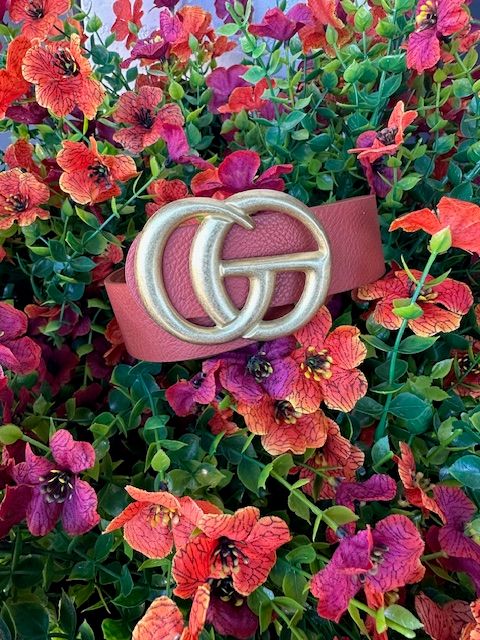 Fashion Belt, Chestnut, One Size