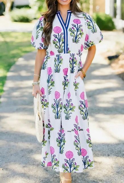 Bohemia Floral Maxi Dress