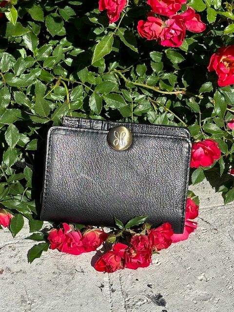 Hobo Hutton Small Wallet, Black