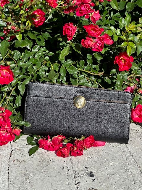 Hobo Hutton Large Wallet, Black