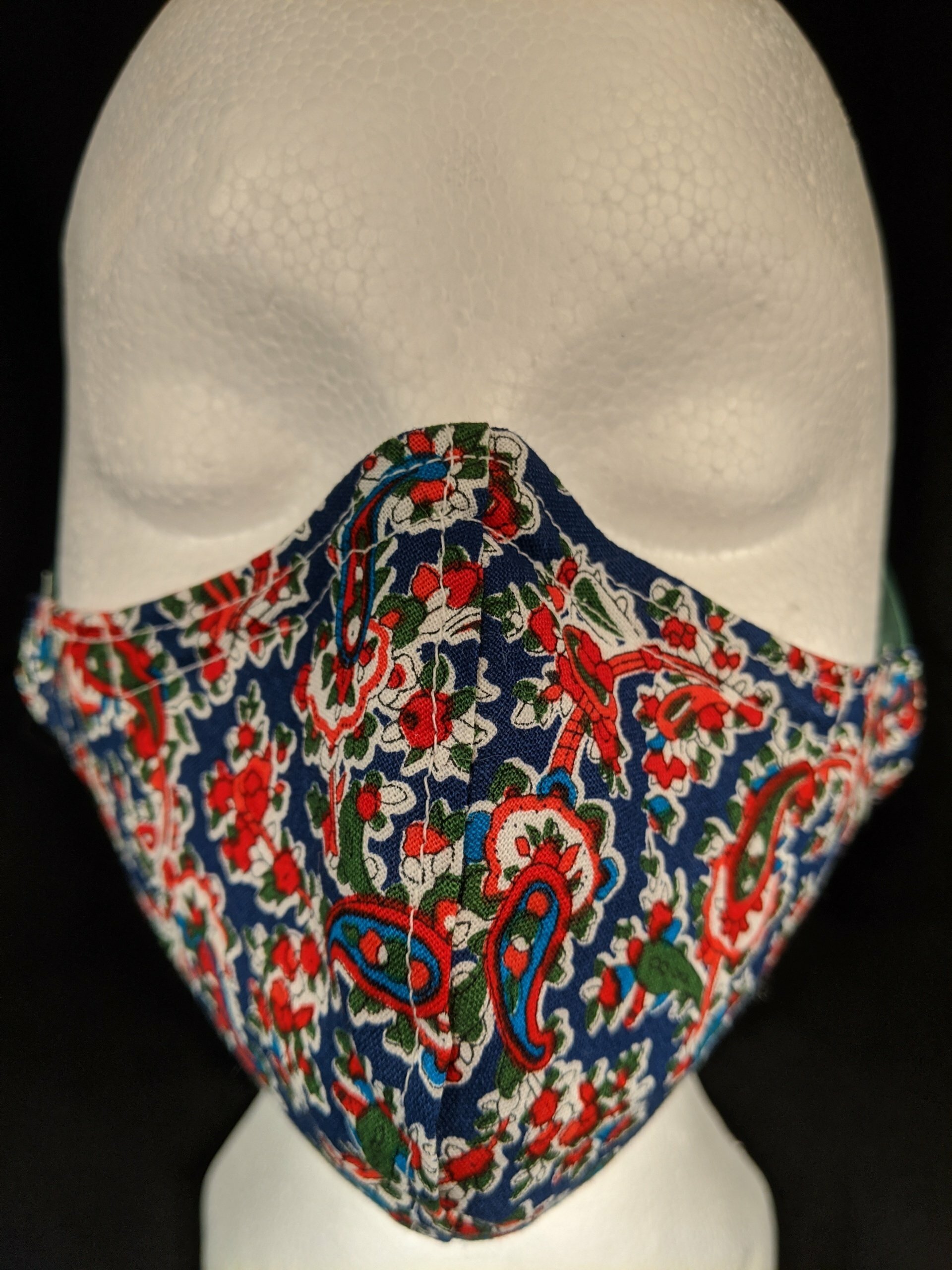 Paisley Red - Printed Design Mask