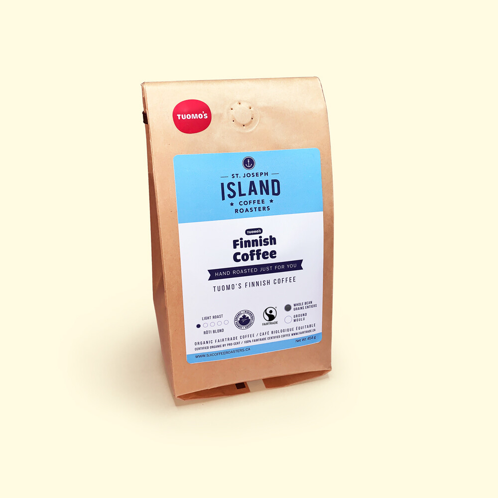 TUOMO&#39;S FINNISH COFFEE - WHOLE BEAN