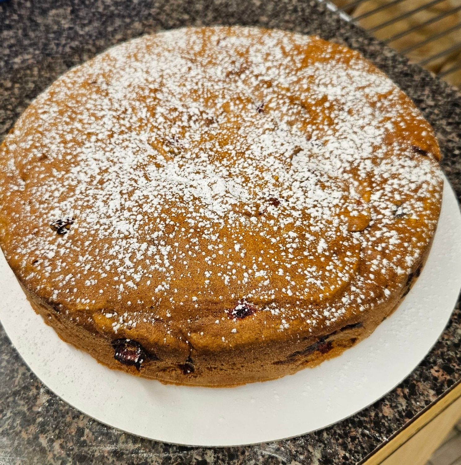 Pumpkin Cranberry Coffee Cake
