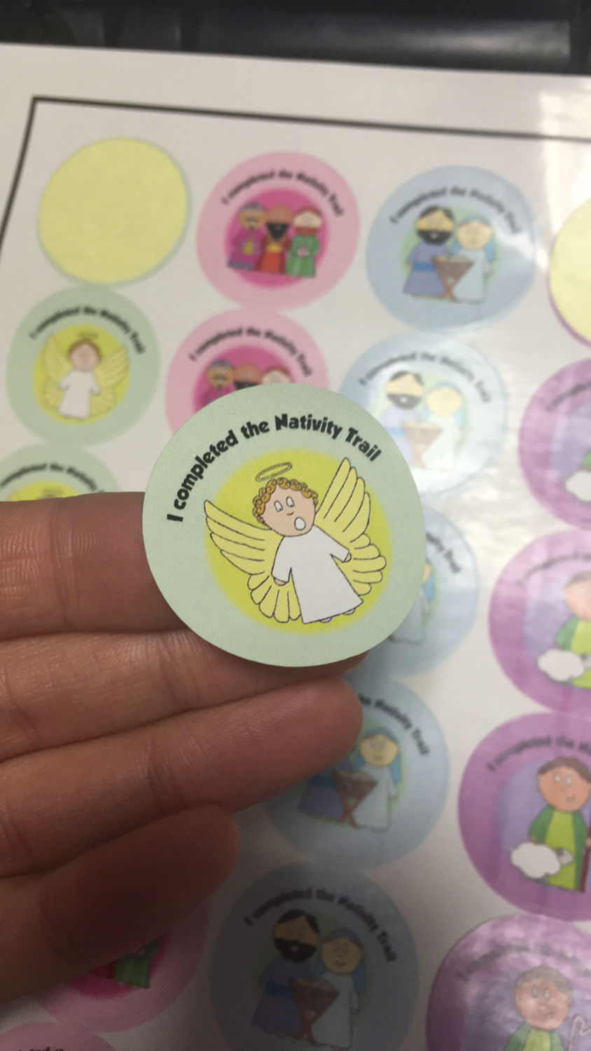 Nativity Trail Stickers (Pack of 105)