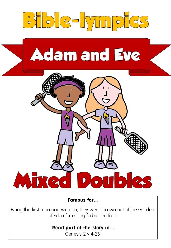 Bible-lympic Champions -  Posters and Colouring Sheets