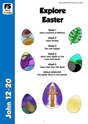 Explore Easter - Faith at Home sheets