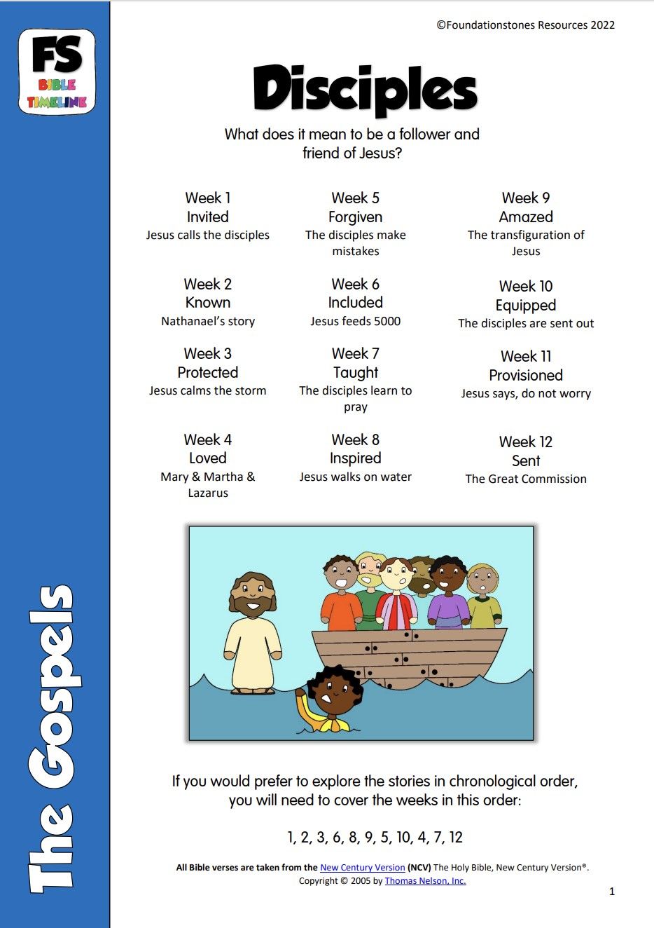 Disciples - 12 week syllabus