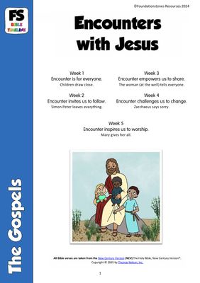 Encounters with Jesus - 5 week series