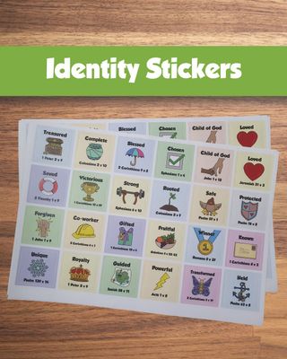 Identity Stickers (Pack of 120)