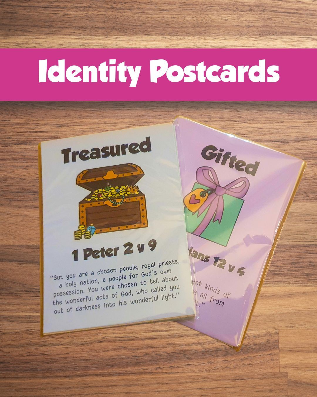 Identity Postcards (Pack of 12)