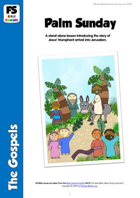 Palm Sunday - Stand-alone lesson