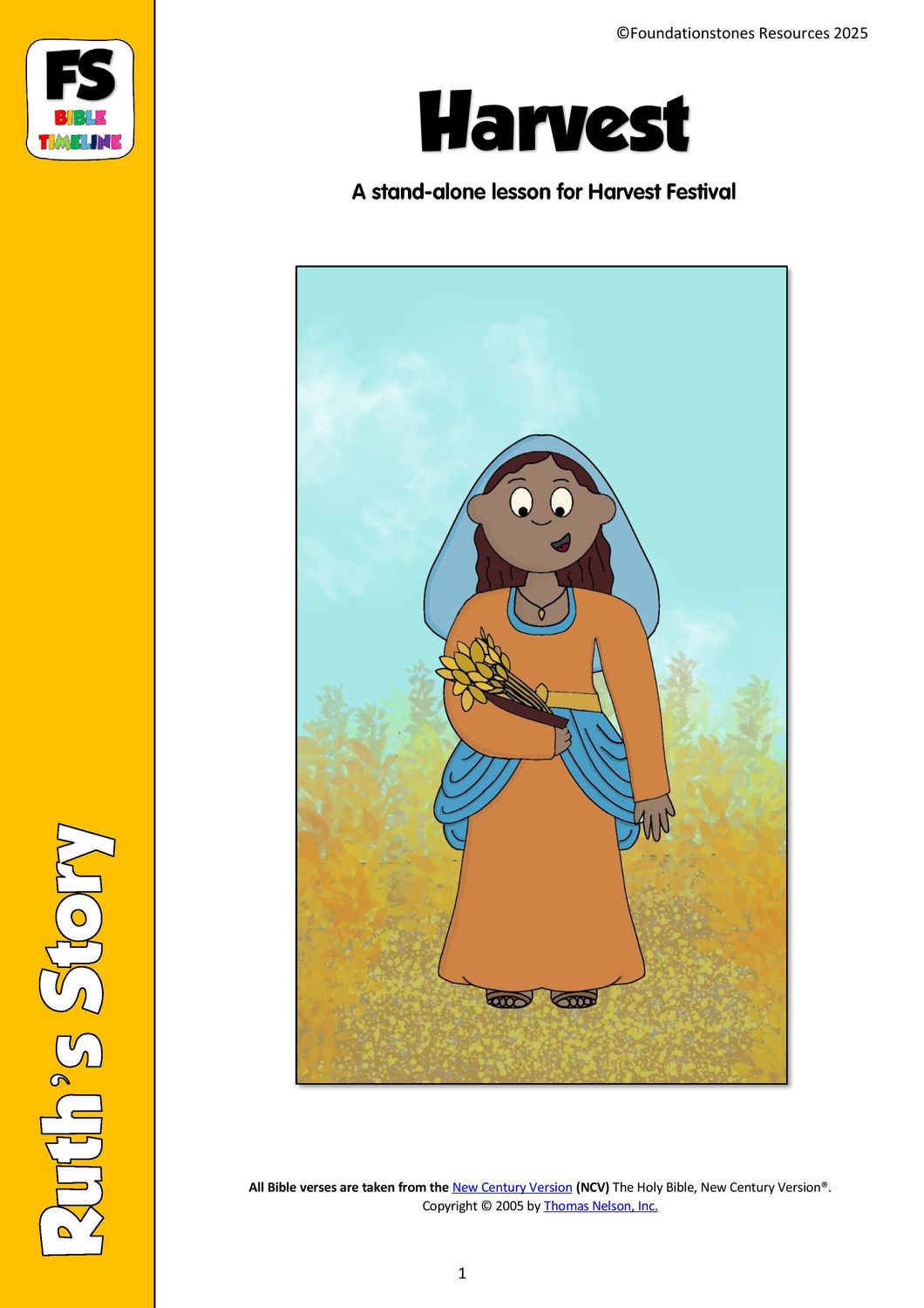 Harvest - Stand-alone lesson