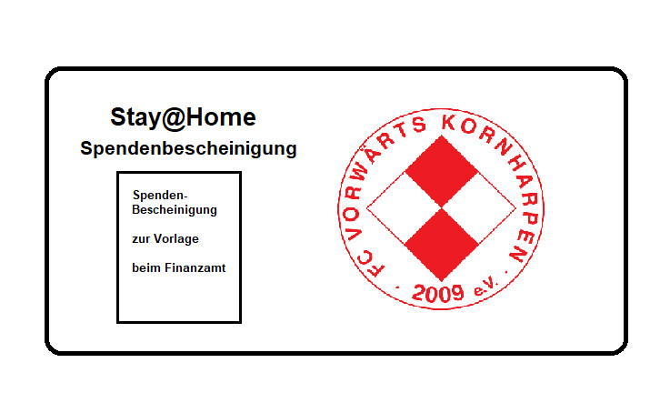 Korni Stay@Home Spendenbescheinigung Korni Stay@Home Spendenbescheinigung