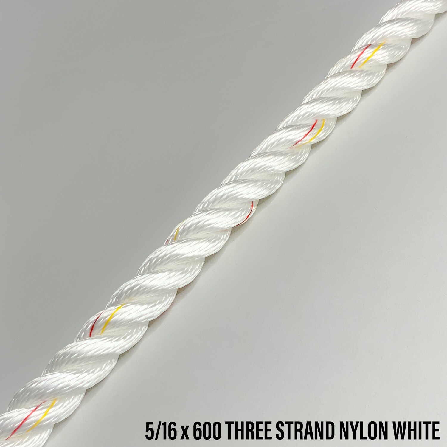 NEW ENGLAND ROPES 3-STRAND NYLON  5/16  *PF*