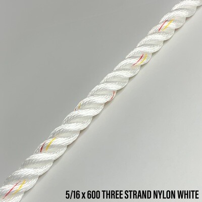 NEW ENGLAND ROPES 3-STRAND NYLON  5/16  *PF*
